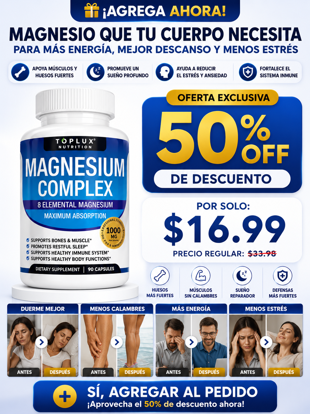 PROMO MAGNESIUM COMPLEX - 1 UNIDAD